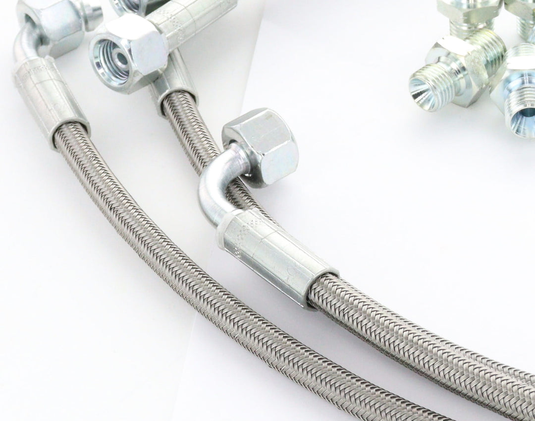 MITSUBISHI EVO X AYC/ACD PUMP RELOCATION HOSES 3520A071 3520A045 3520A066